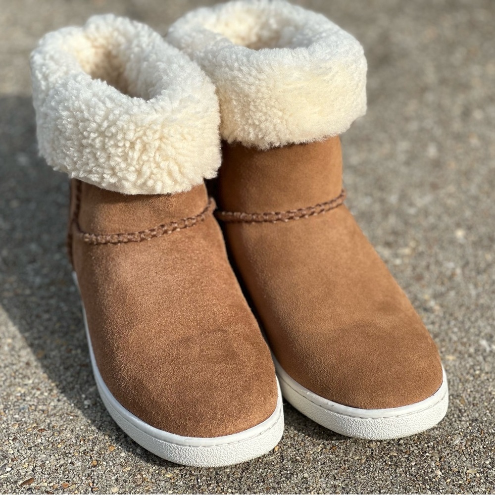 UGG Mika Faux Shearling Cuff Boot